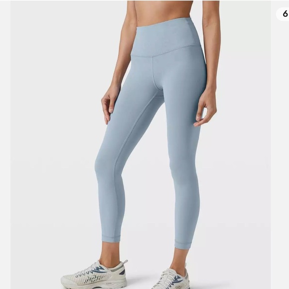 Lululemon Wunder Train Tights Size 8 Chambray 25” - Picture 7 of 7